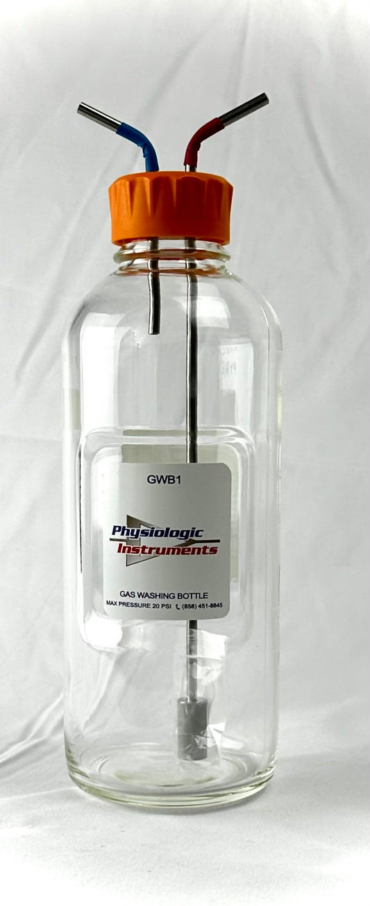 Gas Washing Bottle by Physiologic Instruments