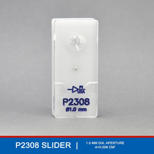 The P2308 EasyMount Ussing Chamber Slider is a specialized tissue holder for the P2300 Ussing Chamber System, designed with a 1.0 mm diameter circular aperture (0.008 cm²) ideal for extremely small samples, like mouse pup trachea or insect intestine.