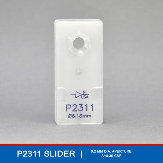 The P2311 EasyMount Ussing Chamber Slider is a precision-engineered tissue holder for the EasyMount P2300 Ussing Chamber System, designed with a 6.2 mm circular aperture (0.3 cm²) and equipped with mounting pins. This configuration stabilizes tissues like mouse intestine and bladder, providing a larger exposed area ideal for studies requiring comprehensive sampling.