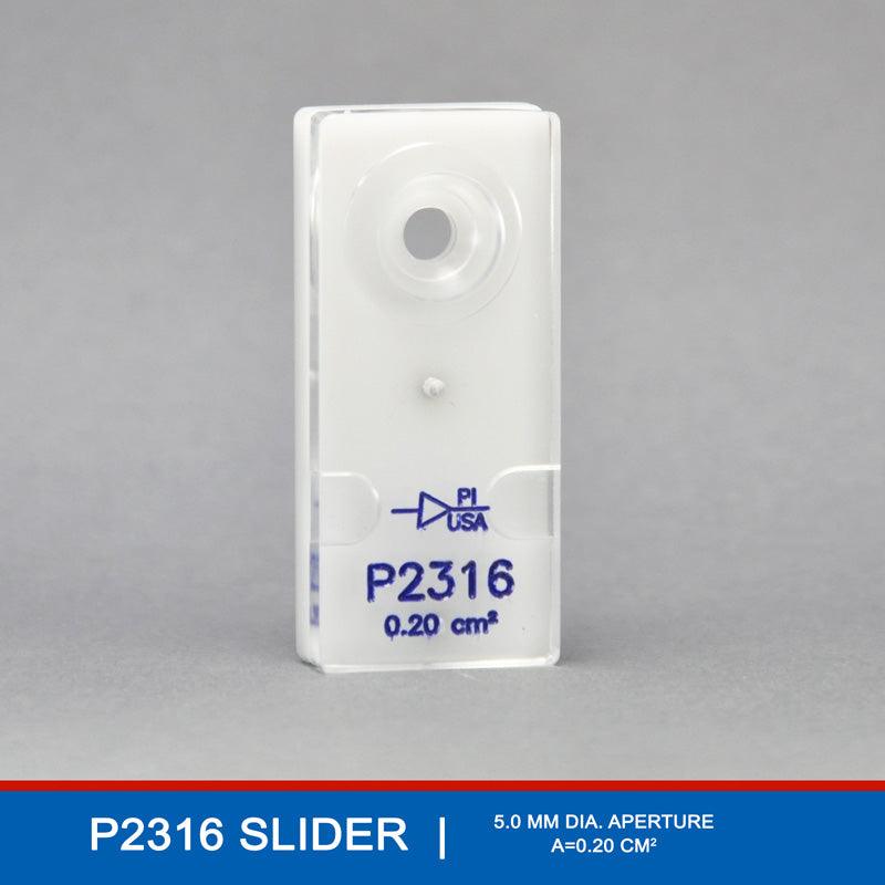 The P2316 Ussing Chamber Slider is a specialized 5.0 mm diameter EasyMount Slider (Tissue Holder) engineered for compatibility with the EasyMount Chamber model P2300. This slider features a round aperture designed with a specific groove to securely hold a mounting washer (part number P2316-O), facilitating optimal tissue positioning.  The P2316 Ussing Chamber Slider is a specialized 5.0 mm diameter EasyMount Slider (Tissue Holder) engineered for compatibility with the EasyMount Chamber model P2300. This slider features a round aperture designed with a specific groove to securely hold a mounting washer (part number P2316-O), facilitating optimal tissue positioning.