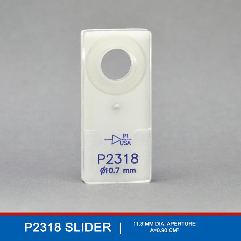 The P2318 EasyMount Ussing Chamber Slider is expertly designed for use with the P2300 Ussing Chamber, optimized for mounting delicate tissues like frog skin in physiological and transport studies. Its 10.7 mm diameter with a 0.9 cm² aperture provides a robust yet precise interface for measuring skin properties, with the slider tailored specifically to minimize edge damage, thus preserving tissue integrity. The P2318 EasyMount Ussing Chamber Slider is expertly designed for use with the P2300 Ussing Chamber, optimized for mounting delicate tissues like frog skin in physiological and transport studies. Its 10.7 mm diameter with a 0.9 cm² aperture provides a robust yet precise interface for measuring skin properties, with the slider tailored specifically to minimize edge damage, thus preserving tissue integrity.