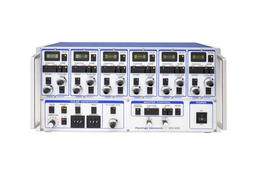 6-Channel Voltage Current Clamp Model VCC MC6 by Physiologic Instruments for studying epithelial transport and barrier function in physiological and pharmaceutical research.