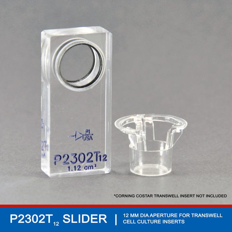 P2302T12 EasyMount Ussing Chamber Slider for Transwell Culture Inserts, made by Physiologic Instruments