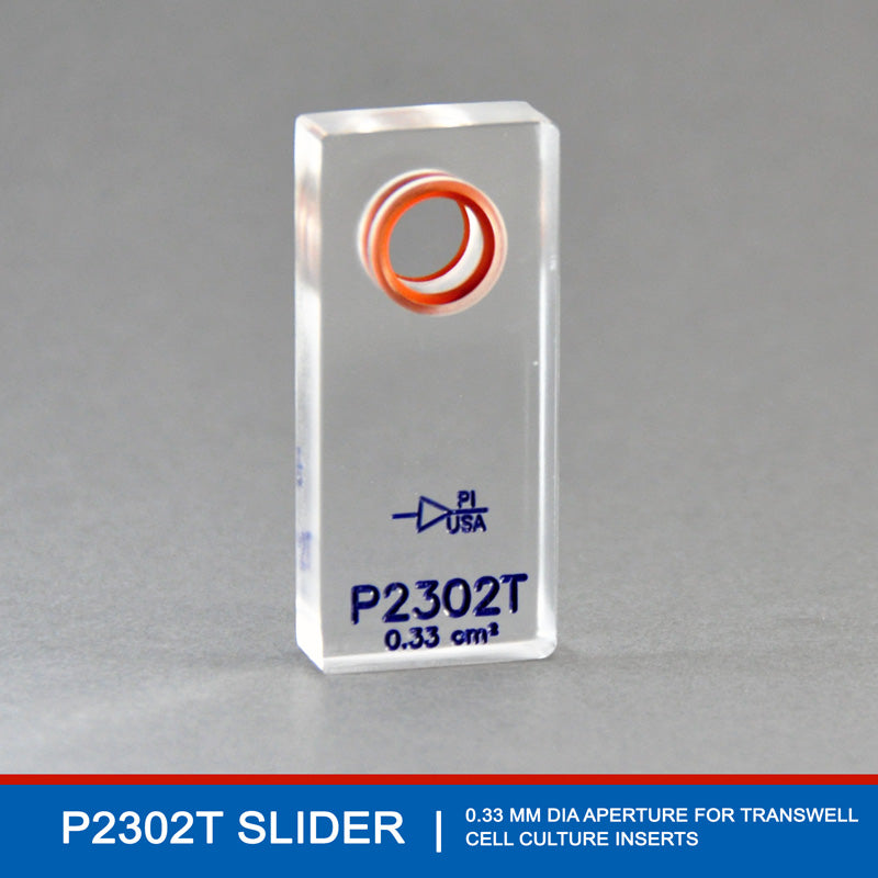 P2302T EasyMount Ussing Chamber Slider for Corning-Corning-Costar Transwell Culture Inserts, made by Physiologic Instrument