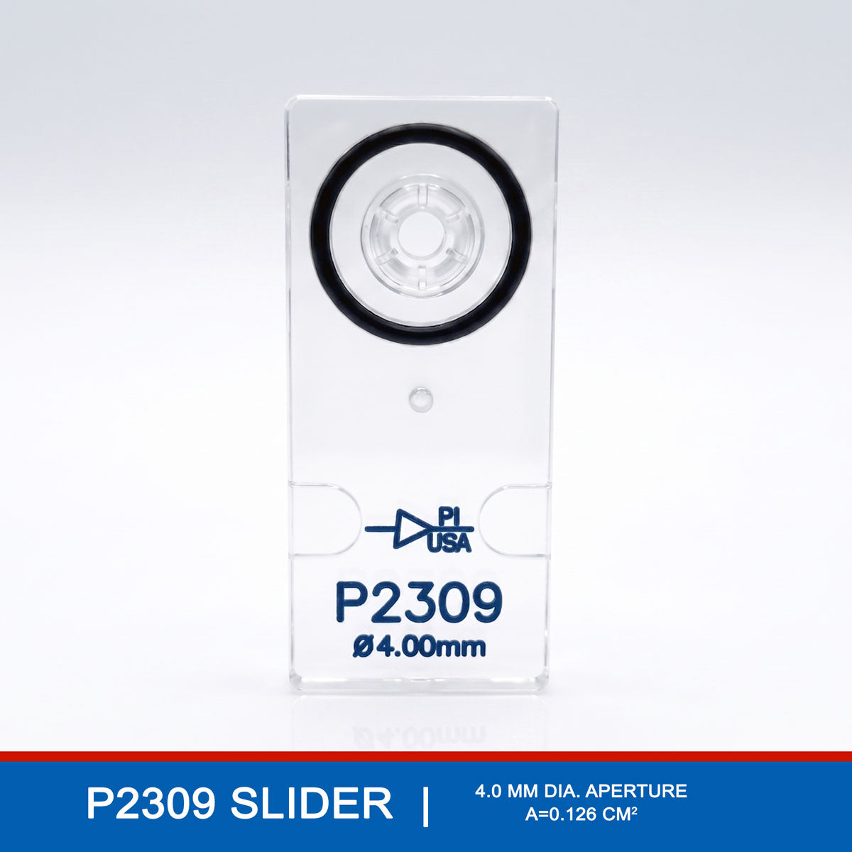 EasyMount Ussing Chamber Slider Insert P2309 4.00mm diameter and 0.126cm area.