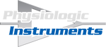 Physiologic Instruments Logo in White and Blue