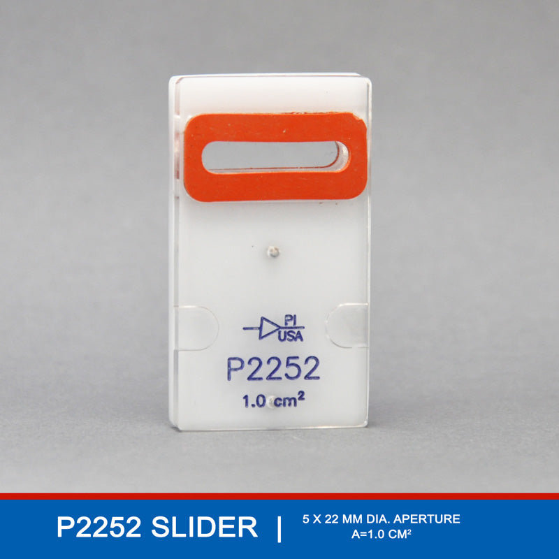 P2252 EasyMount Slider with 5 x 22mm Aperture for Mounting Large Intestinal Tissue - Physiologic Instruments
