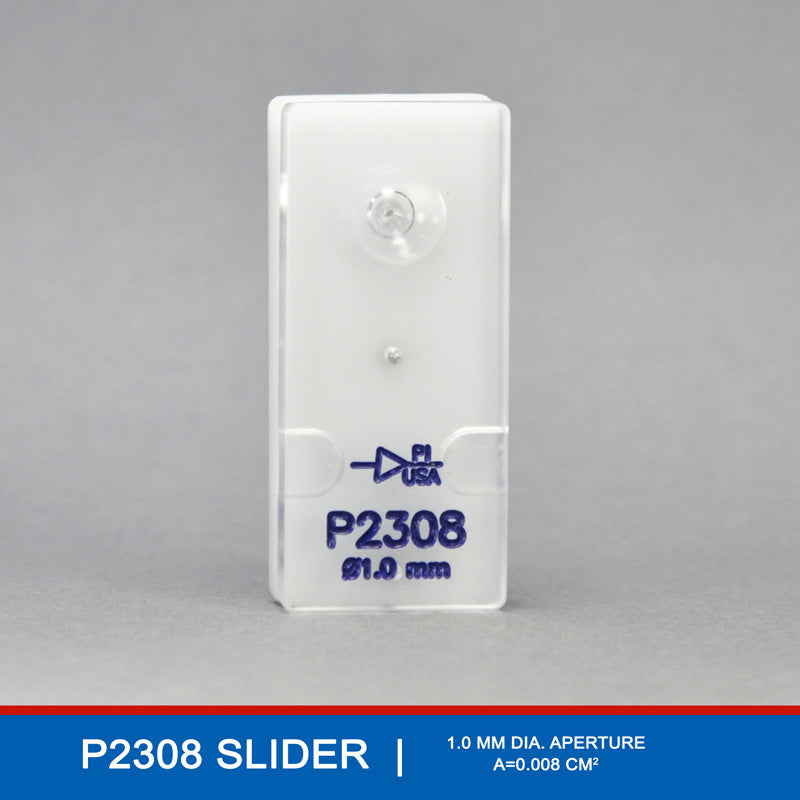 The P2308 EasyMount Ussing Chamber Slider is a specialized tissue holder for the P2300 Ussing Chamber System, designed with a 1.0 mm diameter circular aperture (0.008 cm²) ideal for extremely small samples, like mouse pup trachea or insect intestine.