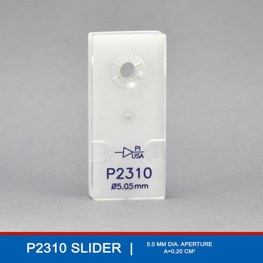 The P2310 EasyMount Ussing Chamber Slider is a precision-engineered tissue holder for the EasyMount P2300 Ussing Chamber System, designed with a 5.0 mm circular aperture (0.2 cm²) and equipped with mounting pins. This configuration stabilizes tissues like mouse intestine and bladder, providing a larger exposed area ideal for studies requiring comprehensive sampling.