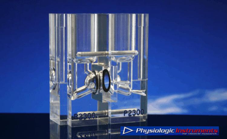 Ussing Chamber P2300 for use with Cell Culture or Tissue for studying epithelial transport by Physiologic Instruments