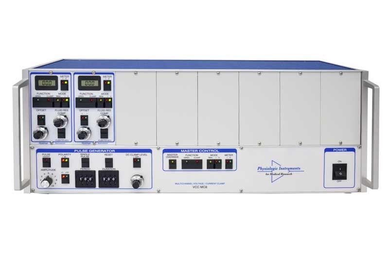 2-Channel Multi-Channel Voltage Current Clamp with OptiGain - Part Number: VCC-MC8-2s Voltage Current Clamp by Physiologic Instruments